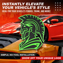 Spartan Emblem - Left and Right - Green