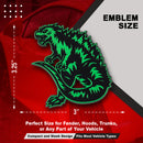 Kaiju Emblem - Left & Right - Green