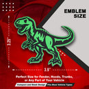 Dinosaur Emblem - Left & Right - Green