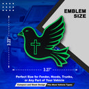 Dove Emblem - Left & Right - Green