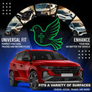 Dove Emblem - Left & Right - Green