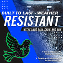 Dove Emblem - Left & Right - Green