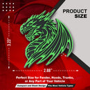 Dragon Emblem - Left and Right - Green