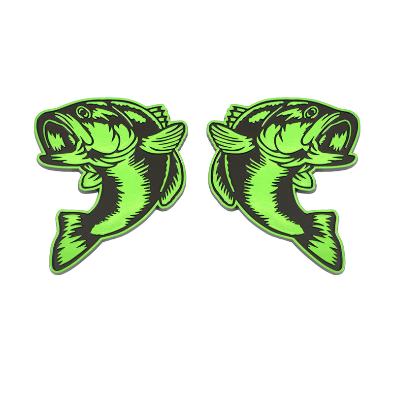 Fish Emblem - Left and Right - Green