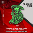 Grim Reaper Emblem - Left and Right - Green