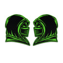 Ninja Emblem - Left & Right - Green