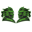 Samurai Emblem - Left & Right - Green