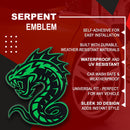 Serpent Emblem - Left & Right - Green