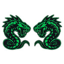 Serpent Emblem - Left & Right - Green