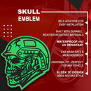Zombie Emblem - Left & Right - Green
