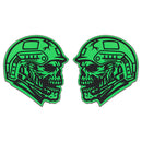 Zombie Emblem - Left & Right - Green