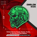 Zombie Emblem - Left & Right - Green
