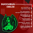Succubus Emblem - Left & Right - Green