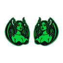 Succubus Emblem - Left & Right - Green