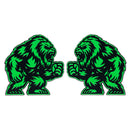 Yeti Emblem - Left & Right - Green