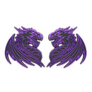 Dragon Emblem - Left and Right - Purple