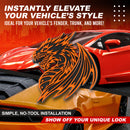 Dragon Emblem - Left and Right - Orange