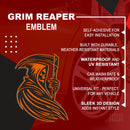 Grim Reaper Emblem - Left and Right - Orange