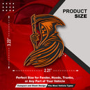 Grim Reaper Emblem - Left and Right - Orange