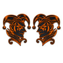 Joker Left & Right - Orange / Black