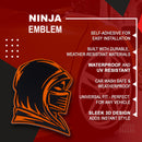 Ninja Emblem - Left & Right - Orange