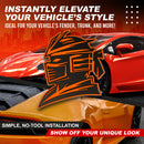 Samurai Emblem - Left & Right - Orange