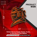 Samurai Emblem - Left & Right - Orange