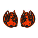 Succubus Emblem - Left & Right - Orange