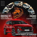 Wolf Emblem - Left and Right - Orange