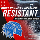 Left & Right Predator - Blue/Chrome