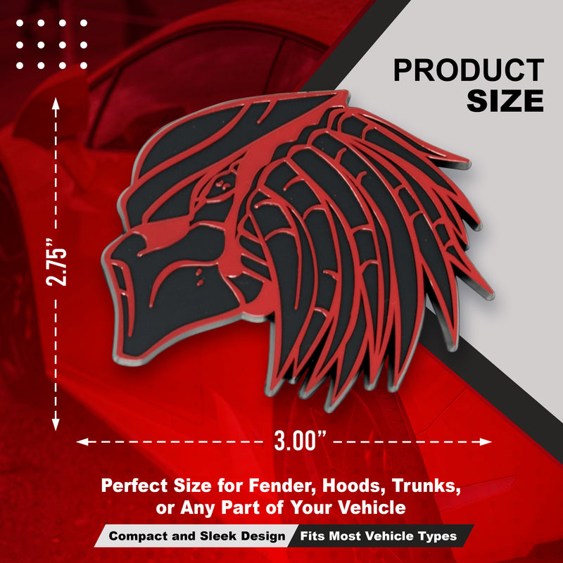 Left & Right Predator - Red/Black