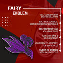 Fairy Emblem - Left and Right - Purple