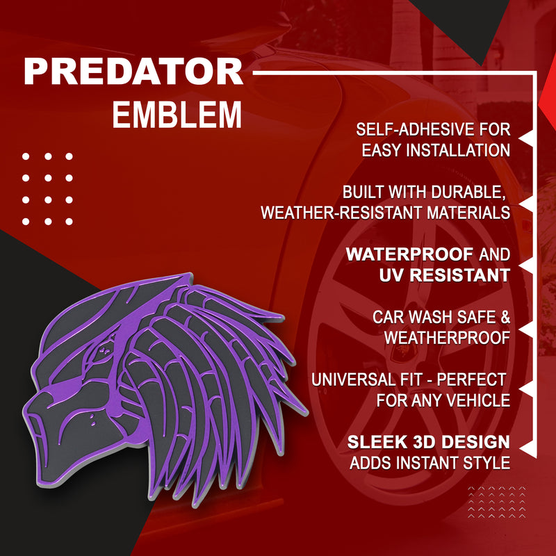 Left & Right Predator - Purple/Black