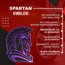 Spartan Emblem - Left and Right - Purple