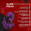 Alien Emblem - Left & Right - Purple
