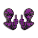Alien Emblem - Left & Right - Purple