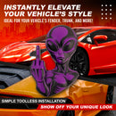 Alien Emblem - Left & Right - Purple