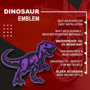 Dinosaur Emblem - Left & Right - Purple