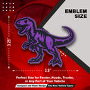 Dinosaur Emblem - Left & Right - Purple