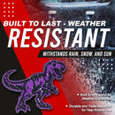Dinosaur Emblem - Left & Right - Purple