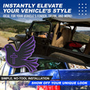 Dove Emblem - Left & Right - Purple