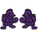 Duck Emblem - Left & Right - Purple