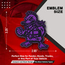 Duck Emblem - Left & Right - Purple