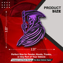 Grim Reaper Emblem - Left and Right - Purple