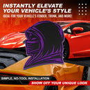 Ninja Emblem - Left & Right - Purple