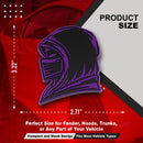 Ninja Emblem - Left & Right - Purple