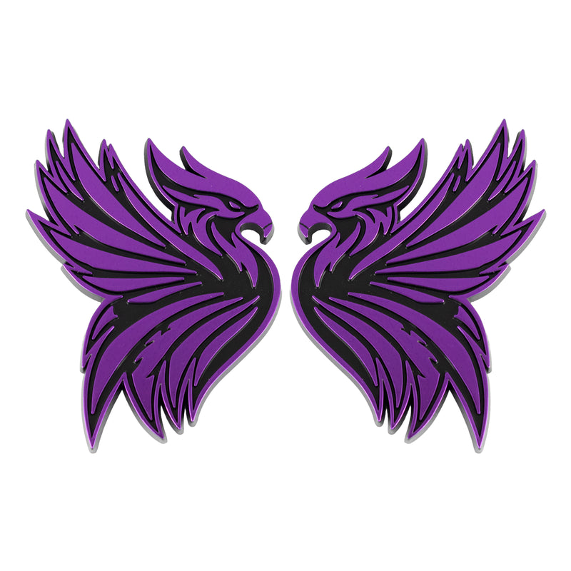 Phoenix Emblem - Left and Right - Purple