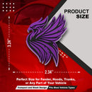 Phoenix Emblem - Left and Right - Purple