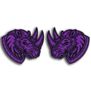Rhino Emblem - Left & Right - Purple