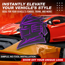 Samurai Emblem - Left & Right - Purple